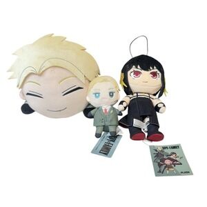Sega Spy x Family Plush Set Loid Yor Forger 4-13in Multicolor Anime Collectibles